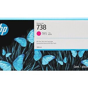 HP 738 Magenta High Yield Ink Cartridge (676M7A)