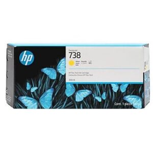 HP 738 Yellow High Yield Ink Cartridge (676M8A)