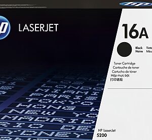 HP 16A Black Standard Yield Toner Cartridge, Prints Up to 12,000 pages (Q7516A)