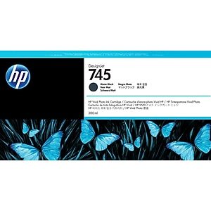 HP 745 Black Matte Standard Yield Ink Cartridge (F9K05A)