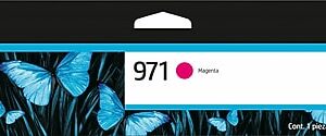HP 971 Magenta Standard Yield Ink Cartridge, Prints Up to 2,500 Pages (CN623AM)