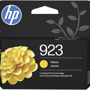 HP 923 Yellow Standard Yield Ink Cartridge, Prints Up to 400 Pages (4K0T2LN)