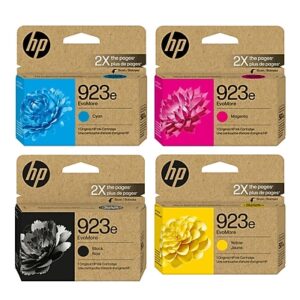 HP 923e EvoMore Black/Cyan/Magenta/Yellow High Yield Ink Cartridges, 4/Pack (4KOTEVO4PK-VB)