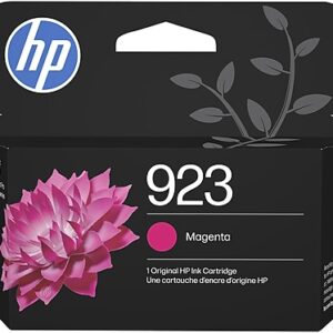 HP 923 Magenta Standard Yield Ink Cartridge, Prints Up to 400 Pages (4K0T1LN)