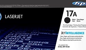 HP 17A Black Standard Yield Toner Cartridge, Prints Up to 1,600 pages (CF217A)