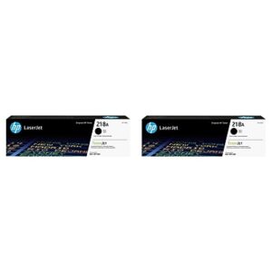 HP 218A Black Standard Yield Toner Cartridge, 2/Pack (HP218A2PK-VB)