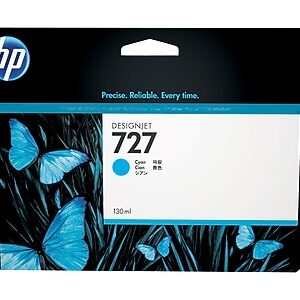 HP 727 Cyan Standard Yield Ink Cartridge (B3P19A)