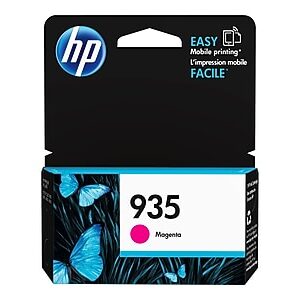 HP 935 Magenta Standard Yield Ink Cartridge, Prints Up to 400 Pages (C2P21AN#140)