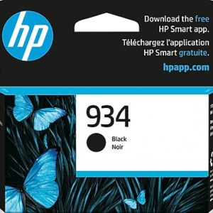 HP 934 Black Standard Yield Ink Cartridge, Prints Up to 400 Pages (C2P19AN#140)