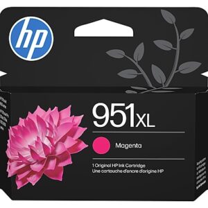 HP 951XL Magenta High Yield Ink Cartridge, Prints Up to 1,500 Pages (CN047AN#140)