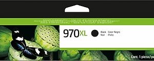 HP 970XL Black High Yield Ink Cartridge, Prints Up to 9,200 Pages (CN625AM)