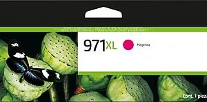 HP 971XL Magenta High Yield Ink Cartridge, Prints Up to 6,600 Pages (CN627AM)