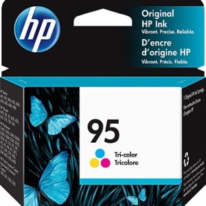 HP 95 Tri-Color Standard Yield Ink Cartridge, Prints Up to 330 Pages (C8766WN#140)