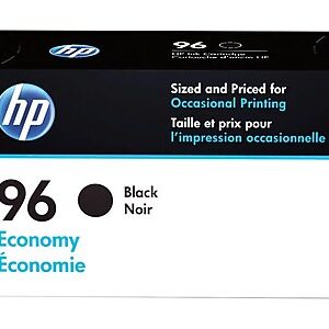 HP 96 Black Economy Ink Cartridge, Prints Up to 815 Pages (B3B22AN)