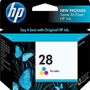 HP 28 Tri-Color Standard Yield Ink Cartridge, Prints up to 240 Pages