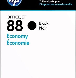 HP 88 Black Economy Ink Cartridge, Prints Up to 808 Pages (D8J36AN)
