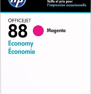 HP 88 Magenta Economy Ink Cartridge (D8J38AN), Prints up to 950 Pages