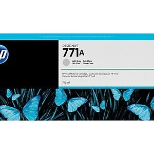 HP 771A Light Gray Standard Yield Ink Cartridge (B6Y22A)