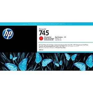 HP 745 Red Standard Yield Ink Cartridge (F9K06A)