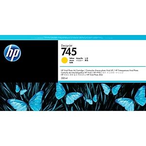 HP 745 Yellow Standard Yield Ink Cartridge (F9K02A)