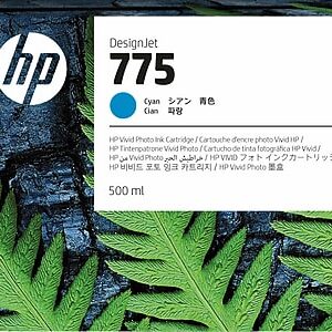 HP 775 Cyan Standard Yield Ink Cartridge (1XB17A)