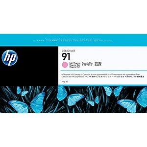 HP 91 Light Magenta Standard Yield Ink Cartridge (C9471A)