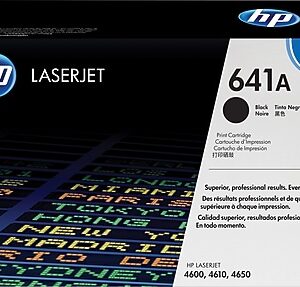 HP 641A Black Standard Yield Toner Cartridge, Prints Up to 9,000 pages (C9720A)