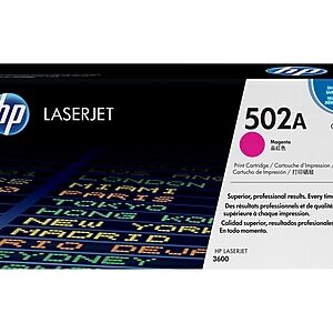 HP 502A Magenta Standard Yield Toner Cartridge, Prints Up to 4,000 pages (Q6473A)