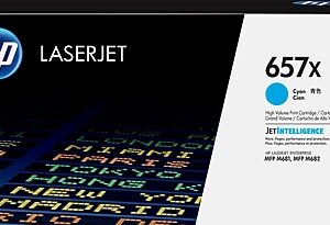 HP 657X Cyan High Yield Toner Cartridge, Prints Up to 23,000 Pages (CF471X)