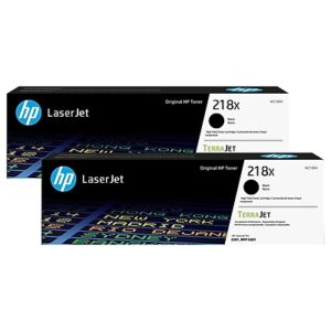 HP 218X Black High Yield Toner Cartridge, 2/Pack (W2184X2PK-VB)