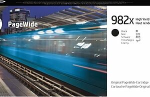 HP 982X Black High Yield Ink Cartridge Prints Up to 20,000 Pages (T0B30A)