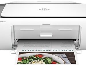 HP DeskJet 2855e Wireless Color All-in-One Printer, Scan, Copy, 3 Months Free Instant Ink, AI Enabled (588S5A)