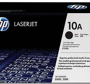 HP 10A Black Standard Yield Toner Cartridge, Prints Up to 6,000 pages (Q2610A)