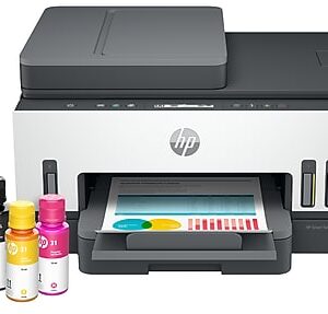HP Smart Tank 7301 Wireless All-in-One Cartridge Free Refillable Ink Tank Printer with Up to 3 Years of Ink Included (28B70A)