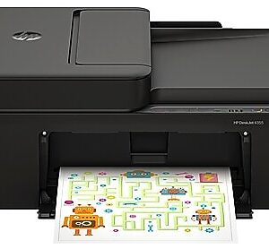 HP DeskJet 4355 Wireless All-in-One Color Inkjet Printer, 3 Months Free Instant Ink (AJ4Y0A)