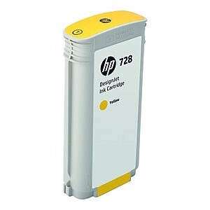 HP 728 Yellow Standard Yield Ink Cartridge (F9J65A)